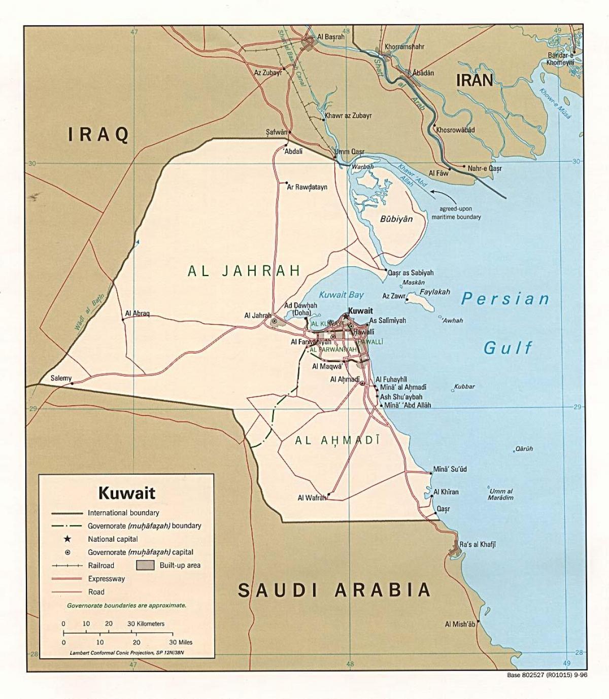χάρτης της safat kuwait