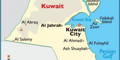 Κουβέιτ πλήρης χάρτης